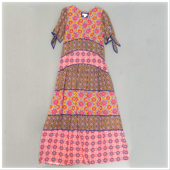 Anthropologie Eder tiered floral Maxi dress, 10. - Picture 2 of 8